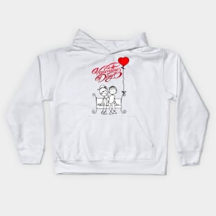 Valentine's Day Kids Hoodie